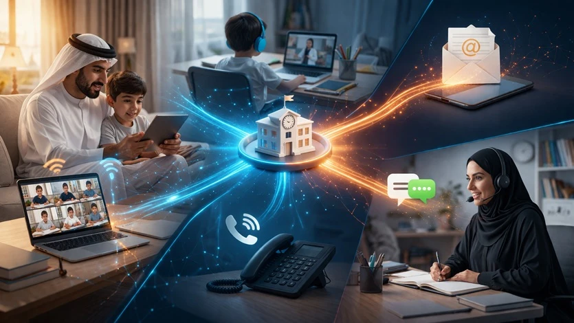 4 وسائل رسمية لتعزيز التواصل بين الأسر والمدارس خلال التعليم عن بُعد