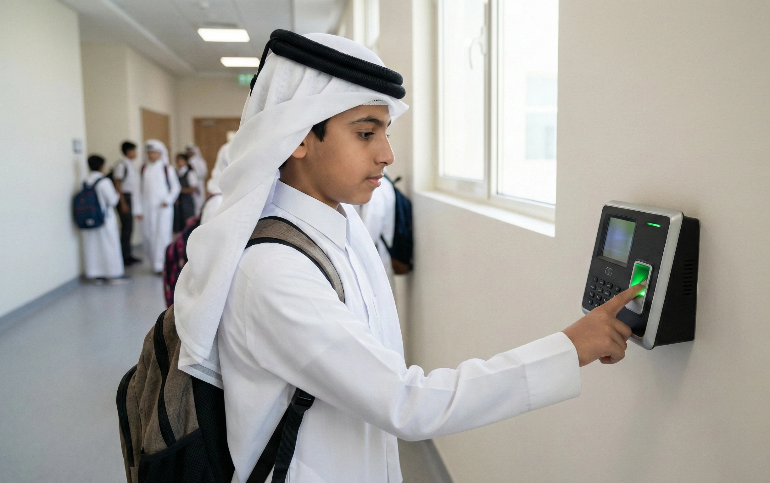 ابتداءً من سبتمبر 2026.. بصمة إلكترونية لمتابعة حضور الطلاب في قطر