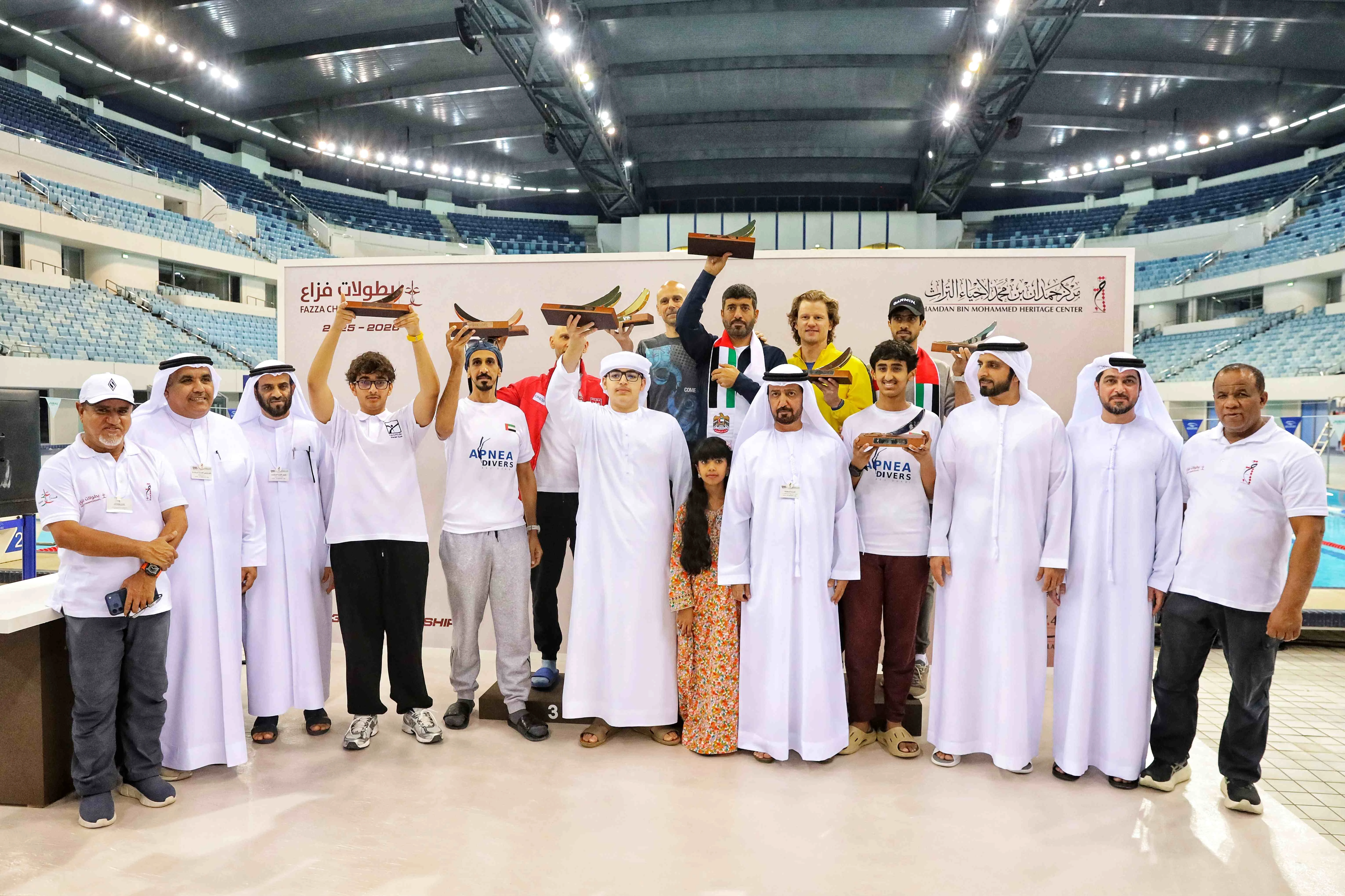 الإمارات تسيطر على فئة الناشئين.. مشاركة دولية وأرقام لافتة في ختام بطولة فزاع للغوص الحر