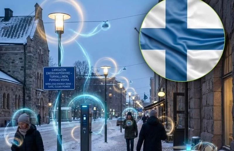 فنلندا تختبر شحن الأجهزة الكهربائية دون أسلاك أو مقابس
