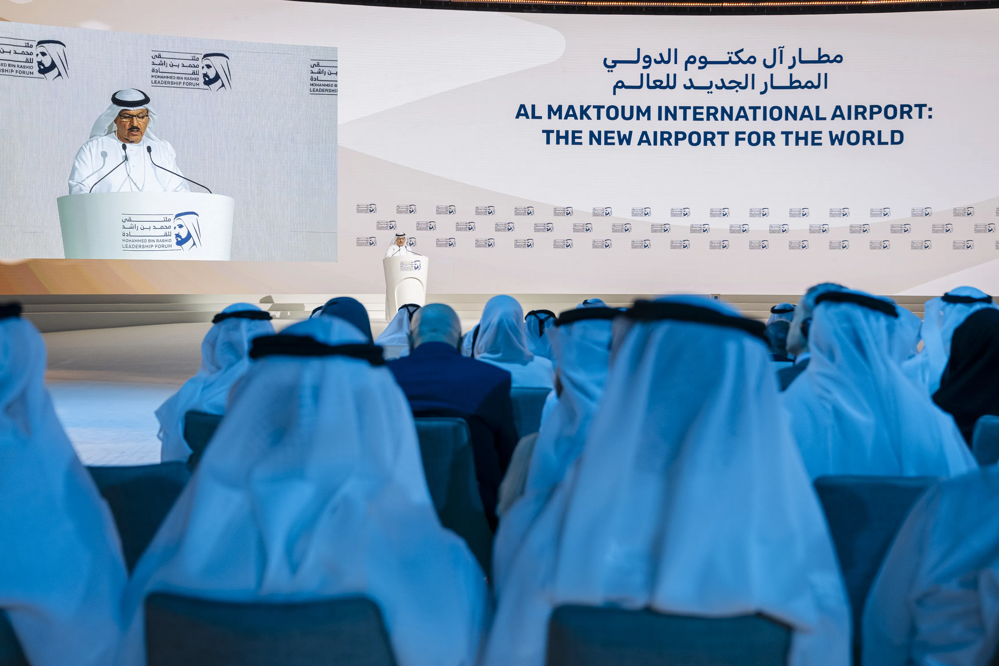 خليفة الزفين: مطار آل مكتوم الدولي يستهدف استيعاب 260 مليون مسافر و12 مليون طن من الشحن سنوياً