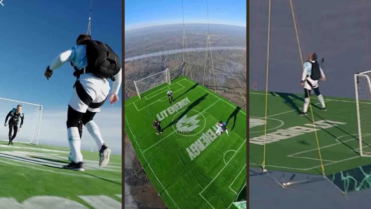 لأول مرة عالميًا.. مباراة كرة قدم على ارتفاع 1800 متر في روسيا