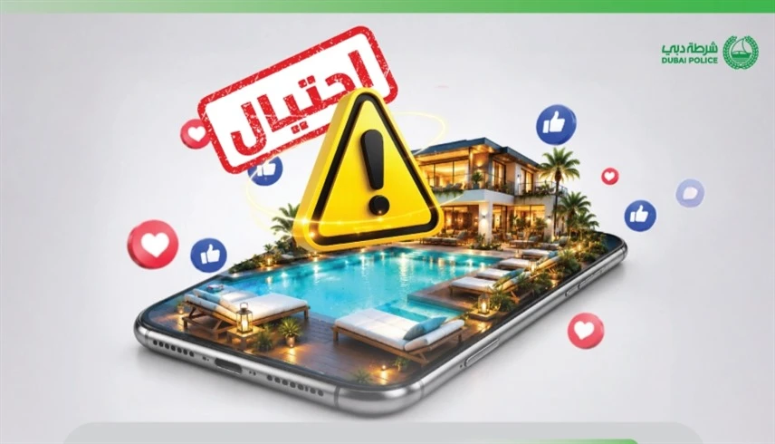 شرطة دبي تحذر: احتيال إلكتروني يستهدف الباحثين عن شاليهات بأسعار مغرية
